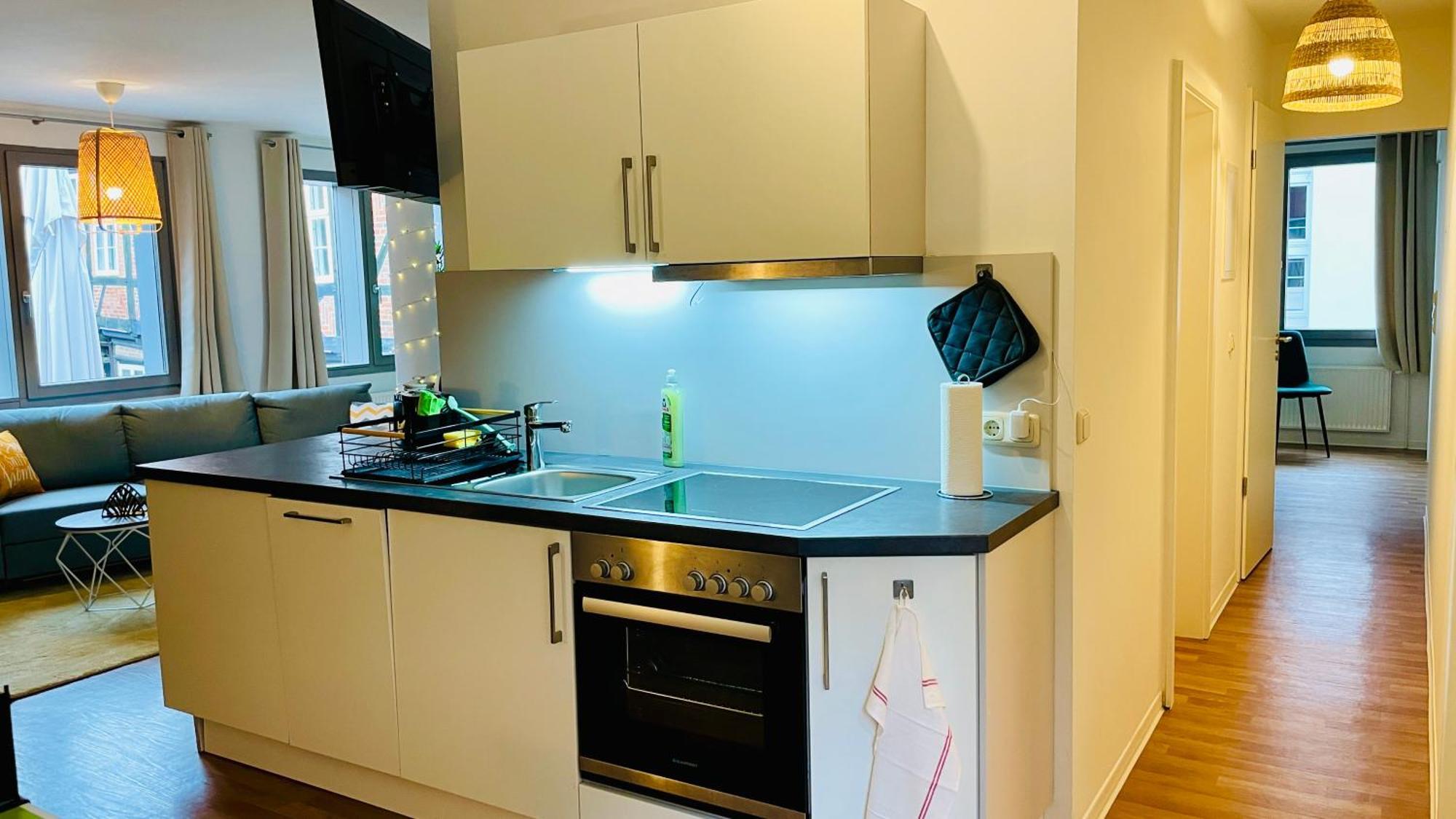 Fewozauber - Dom Suite, Zentral, 7 Pers, 4 Zimmer, Design, Family, Haustier Apartment Schwerin (Mecklenburg-Vorpommern)